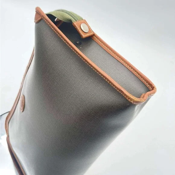 Dior Vintage Leather & Canvas Pouch - Free Gift Included